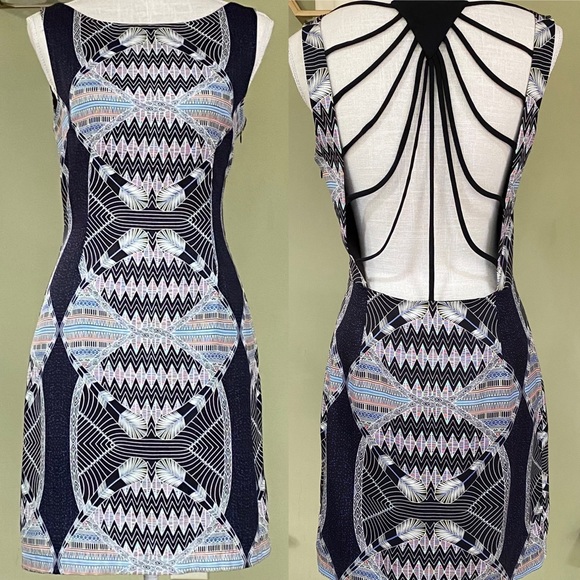 Mara Hoffman Silk Cutout Back Dress Sz 8 EUC - Picture 3 of 8